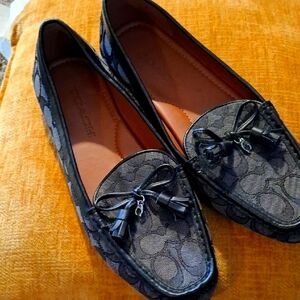 Coach Black Loafers for Women